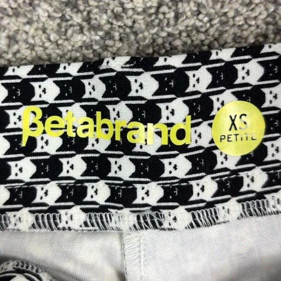 Betabrand || Pencil Dress Pants Yoga Pants Catstooth Print Size XSP - Picture 5 of 9